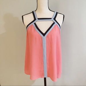 BCBGMAXAZRIA Coral Luisa Top| Size Small